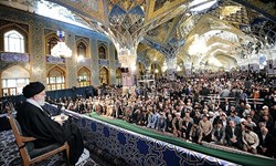 سخنان رهبر معظم انقلاب در حرم مطهر رضوی