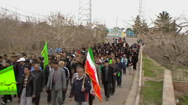 همایش پیاده روی خانوادگی در روستای سنو گناباد