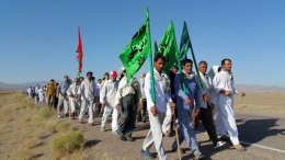نوزدهمین سفر کاروان پیاده حرم تا حرم گناباد